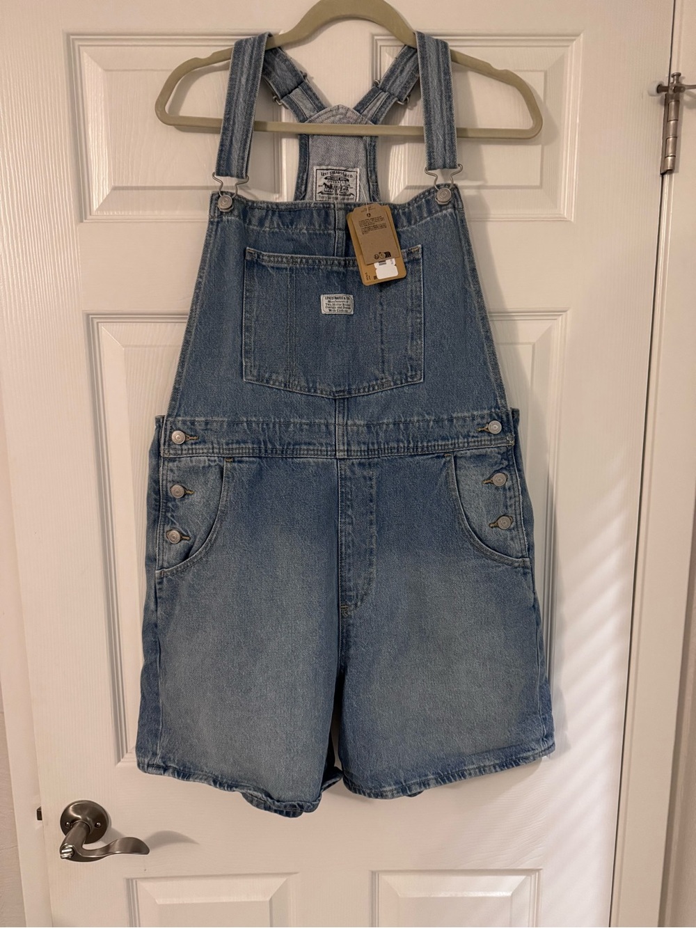 Levi's Light Blue Denim Overalls